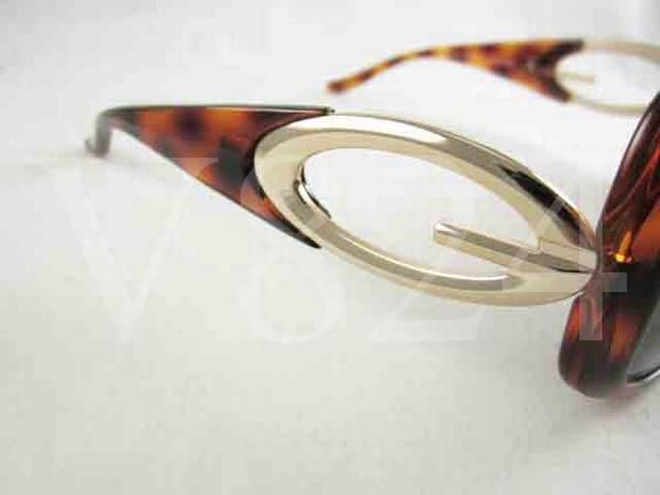 Guess GU 7017 Sunglasses Tortoise Gold Brn GU7017 TO 1  