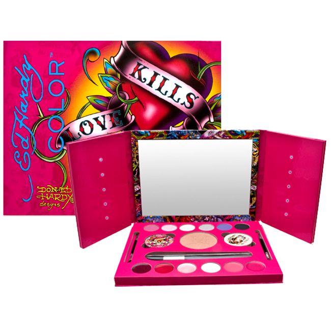 New ED HARDY COLOR Women LOVE KILLS SLOWLY Makeup Set  