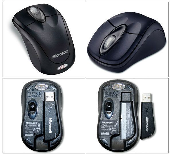 Microsoft BX3 Wireless USB Notebook Optical Mouse 3000  