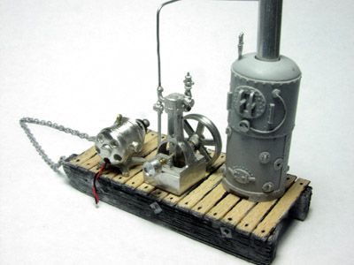 HO/O Motorised working Portable Steam Dynamo Kit  