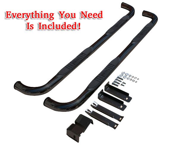 Step Bars Running Board Nerf Black Mercedes ML320 350 430 500 55 AMG 