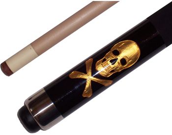 Cuetec 99341 Gold Skulls Pool Billiard Cue FREE CASE  