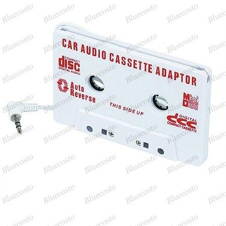 Car Audio Cassette Adapter For iPod Nano Touch  CD  