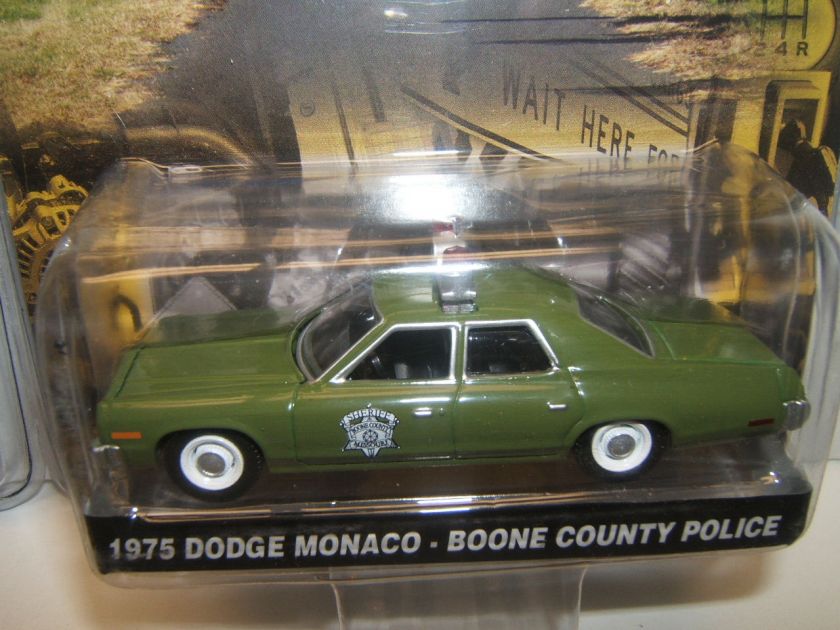 GreenLight COUNTY ROADS 7 = 1975 Dodge Monaco Boone County Police Car 