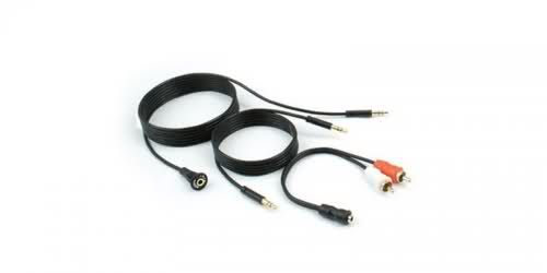 AUX Dash Mount Kit 3.5mm Audio Input Kit IS335 ipod RCA Simple Jack 