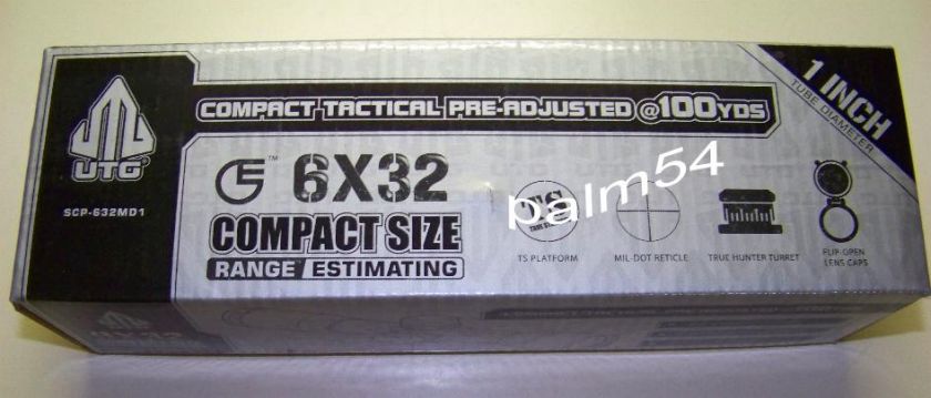 Leapers, Inc. UTG PRO 6X32 Mini Size Mil dot Range Estimating Scope 