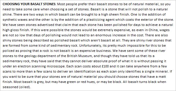 REFLEXOLOGY HOT STONE MASSAGE SET 34 Basalt Stones  NEW  