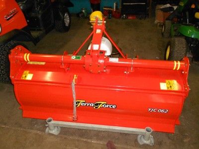 BRAND NEW TERRA FORCE ROTARY TILLER MODEL YJC062 W/ 62 TILLING WIDTH 