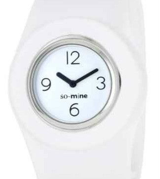   Mine Womens SL 0109 SlapWear Silicone Slap Watch Wristwatch in ORANGE