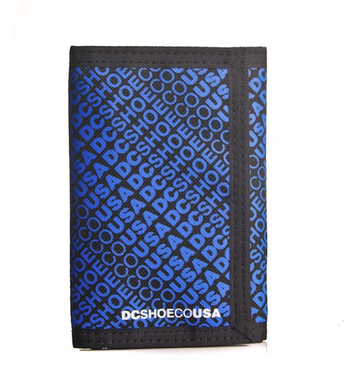 DC Mens Ripstop Tri Fold Wallet OSFA Oly Blue  