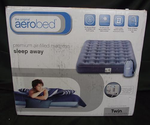 Aerobed home bed premium air filled mattress sleep away TWIN SIZE 