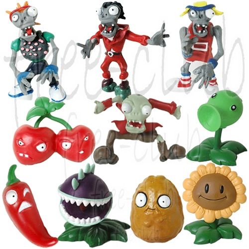 PVZ PLANTS vs ZOMBIES Figure Collector Set (10pc)  