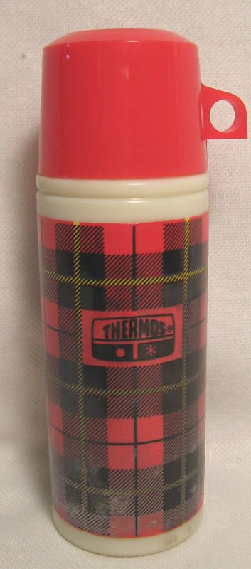 AVON VIntage *SWEET HONESTY* Body Splash~Plaid THERMOS  