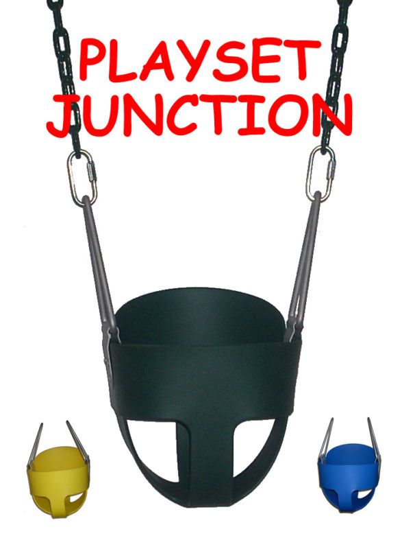 FULL BUCKET SWING SET SEAT TODDLER ACCESSORIES KIT SWINGS SEAT CHAIR 