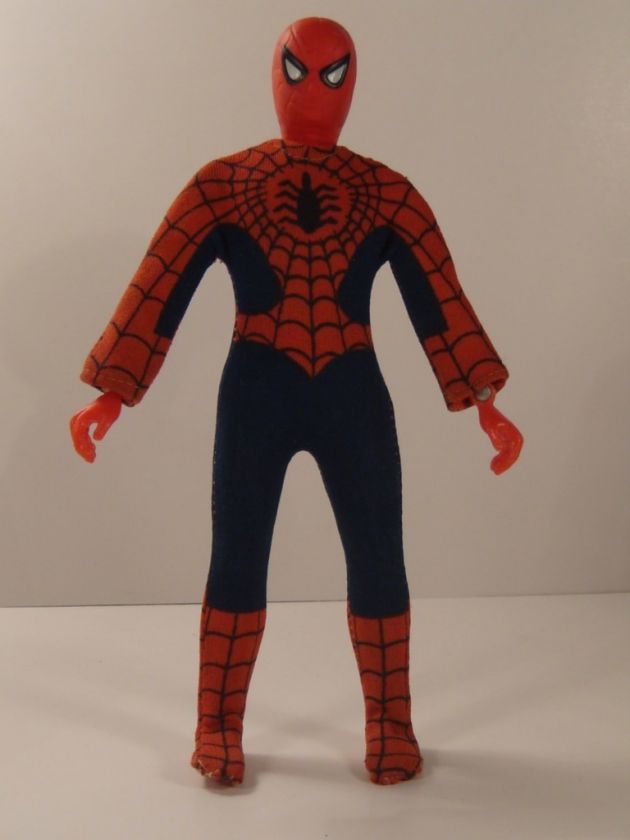   * Mego SPIDERMAN RARE Circle Suit COMPLETE T1 WGSH 8 Action Figure