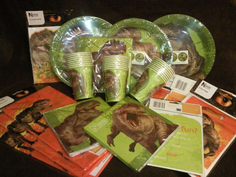 Natural History Museum Dinosaur Party Tableware ALLhere  