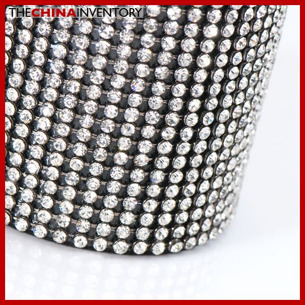 18 ROW NEW BLING BLING HIP HOP CZ BRACELET THICK BANGLE B4001  