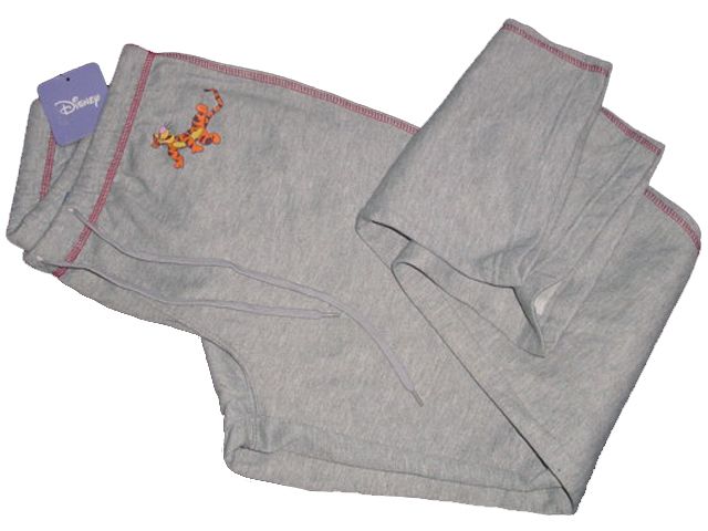 NWT DISNEY POOH ♥TIGGER♥ GYM YOGA SWEAT LOUNGE PANTS L 