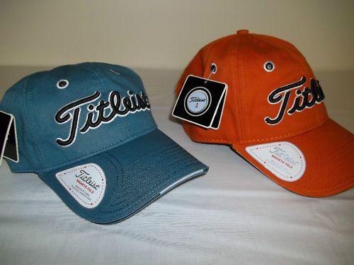 Titleist Hat With Magnetic Ball Marker On Brim New Item  