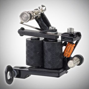   Pro Tattoo Machine Gun Custom Handmade Liner Shader Dual 10 Wrap Coils