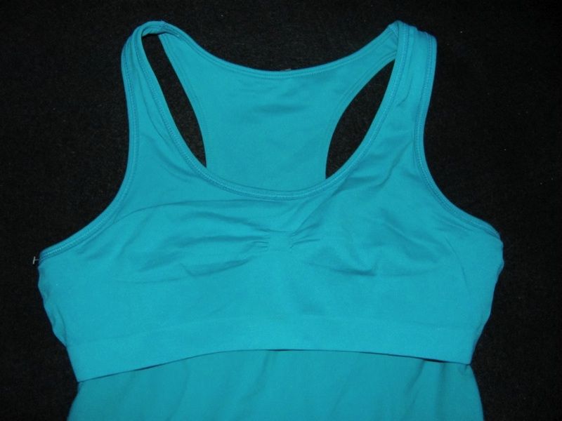   Yoga Racer Back Blue Athletic Shirt Bra Tank Top NWT Womens XL  