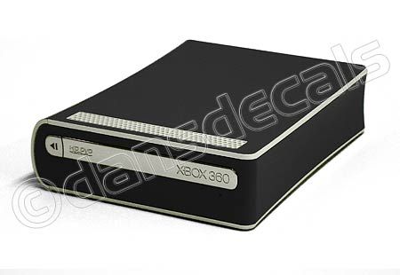 ELITE MATTE BLACK SKIN for Xbox 360 HD DVD Drive skins  