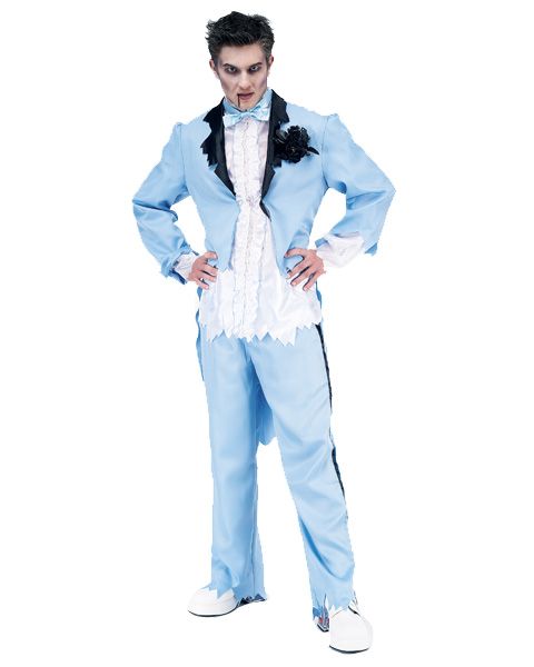 Mens Zombie Prom King Costume 037693035866  